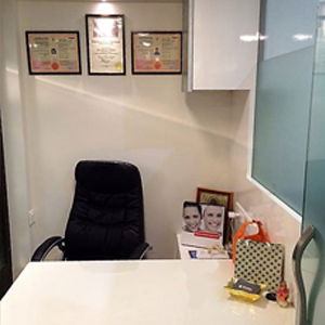 Private dental consultation room